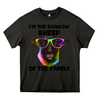 Asphalt i'm the rainbow sheep of the family suffolk sheep Heavy Core Tee - Artiststas