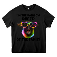 Black i'm the rainbow sheep of the family suffolk sheep Heavy Core Tee - Artiststas