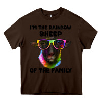 Chocolate Brown i'm the rainbow sheep of the family suffolk sheep Heavy Core Tee - Artiststas