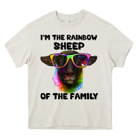 Cream i'm the rainbow sheep of the family suffolk sheep Heavy Core Tee - Artiststas