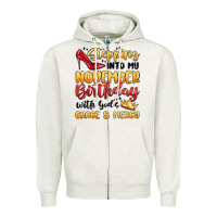 Oatmeal Heather stepping into my november birthday Zipper Hoodie - MaliasSmallBusiness