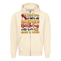 Sandshell stepping into my november birthday Zipper Hoodie - MaliasSmallBusiness
