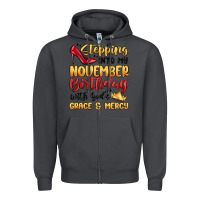 Smoke stepping into my november birthday Zipper Hoodie - MaliasSmallBusiness