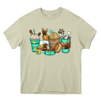 Mossy french bulldog coffee cups Heavy Core Tee - Zillion Design Studio