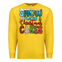 Lemon snow flakes and Christmas cakes Premium Sweatshirt - Jasminsmagicworld