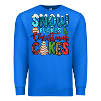 True Royal snow flakes and Christmas cakes Premium Sweatshirt - Jasminsmagicworld