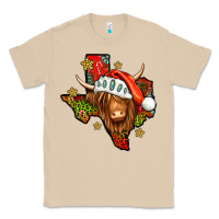 Mushroom Shaggy cow Texas Christmas Classic Tee - Jasminsmagicworld