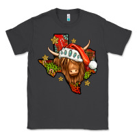 Smoke Shaggy cow Texas Christmas Classic Tee - Jasminsmagicworld