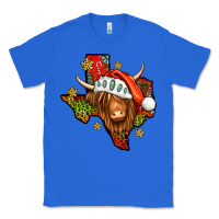 True Royal Shaggy cow Texas Christmas Classic Tee - Jasminsmagicworld