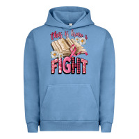 Pigment Pebble Blue this is how i fight Urban Hoodie - CowGirlArtShop