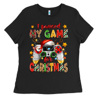 Black i paused my game for christmas Ladies Tee - Zillion Design Studio