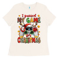Bone i paused my game for christmas Ladies Tee - Zillion Design Studio