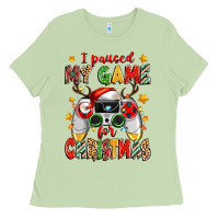 Matcha i paused my game for christmas Ladies Tee - Zillion Design Studio