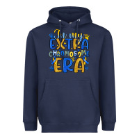Navy in my extra chromosome era Heavyweight Hoodie - Artiststas