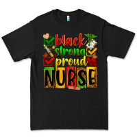 Black black strong proud nurse Premium Tee - Zillion Design Studio