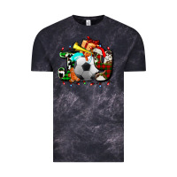 Cloud Black joy with soccer element and Christmas Vintage Tee - AdoDesignShop
