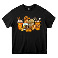 Black cocker spaniel coffee cups Heavy Core Tee - Zillion Design Studio