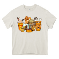Cocker Spaniel Coffee Cups Heavy Core Tee | Teevron