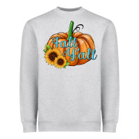 Heather Grey fall y'all pumpkin Heavyweight Sweatshirt - JahusDesignShop