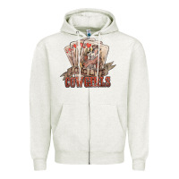 Oatmeal Heather long live cowgirls cards Zipper Hoodie - NancyCooperArtShop