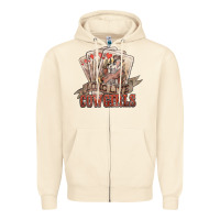 Sandshell long live cowgirls cards Zipper Hoodie - NancyCooperArtShop