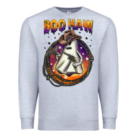 Heather Grey boo haw Premium Sweatshirt - BarkalooDesign