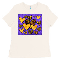 Bone team spirit color purple and gold Ladies Tee - JahusDesignShop