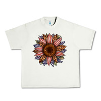 Pistachio usa flag camouflage leopard sunflower Urban Heavy Tee - Artiststas