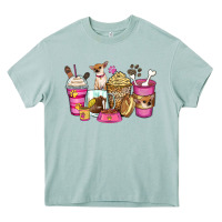 Arona Chihuahua coffee cups Heavy Core Tee - Zillion Design Studio