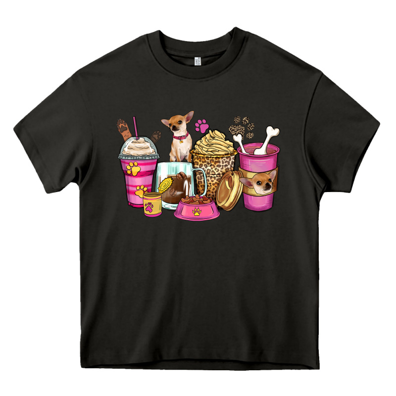 Chihuahua Coffee Cups Heavy Core Tee by Zillion Design Studio | Teevron