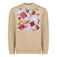 Mushroom back to school  seamless pattern Heavyweight Sweatshirt - BundleAndBundleShop