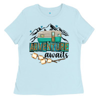 Baby Blue adventure awaits Ladies Tee - texasbilliewilder