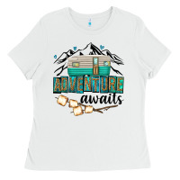 White adventure awaits Ladies Tee - texasbilliewilder