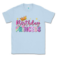 Dusty Blue birthday princess Classic Tee - NancyCooperArtShop