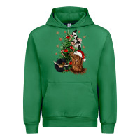 Emerald heifer cow gnomies christmas tree Urban Hoodie - CowGirlArtShop