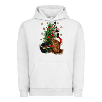 Pigment Lunar Rock heifer cow gnomies christmas tree Urban Hoodie - CowGirlArtShop