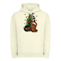 Pigment Pistachio heifer cow gnomies christmas tree Urban Hoodie - CowGirlArtShop