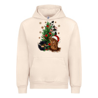 Sandshell heifer cow gnomies christmas tree Urban Hoodie - CowGirlArtShop