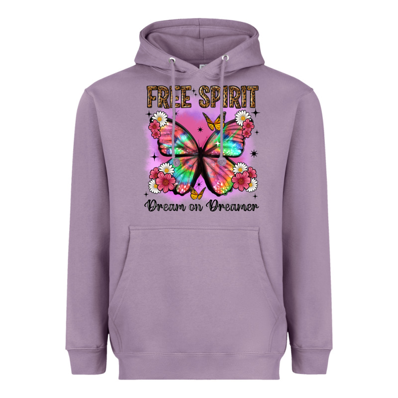Free Spirit Dream On Dreamer Heavyweight Hoodie by Artiststas | Teevron