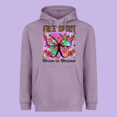 Free Spirit Dream On Dreamer Heavyweight Hoodie Designed By Artiststas