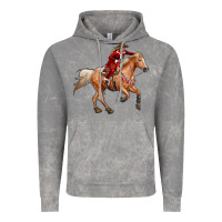 Cloud Rock Western Christmas Cowgirl On The Horse Vintage Hoodie - RanaPortraitStore