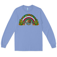 Colony Blue mexican flag cactus and sunflowers rainbow Long Sleeve Tee - Jasminsmagicworld