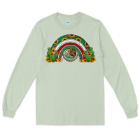 Matcha mexican flag cactus and sunflowers rainbow Long Sleeve Tee - Jasminsmagicworld