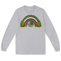 Moon Dust mexican flag cactus and sunflowers rainbow Long Sleeve Tee - Jasminsmagicworld