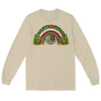 Mushroom mexican flag cactus and sunflowers rainbow Long Sleeve Tee - Jasminsmagicworld