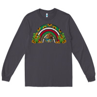 Smoke mexican flag cactus and sunflowers rainbow Long Sleeve Tee - Jasminsmagicworld
