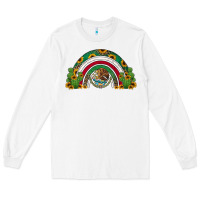 White mexican flag cactus and sunflowers rainbow Long Sleeve Tee - Jasminsmagicworld