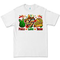 White peace love tacos Premium Tee - Zillion Design Studio