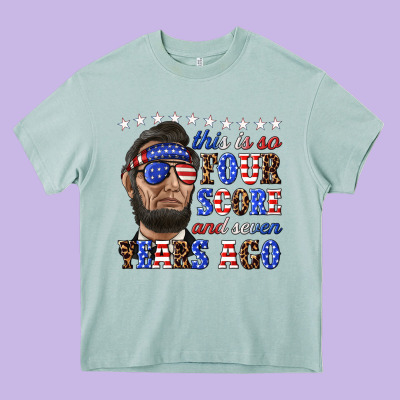 This Is So Four Score And Seven Years Ago Heavy Core Tee Designed By Texasbilliewilder