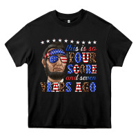Black this is so four score and seven years ago Heavy Core Tee - texasbilliewilder